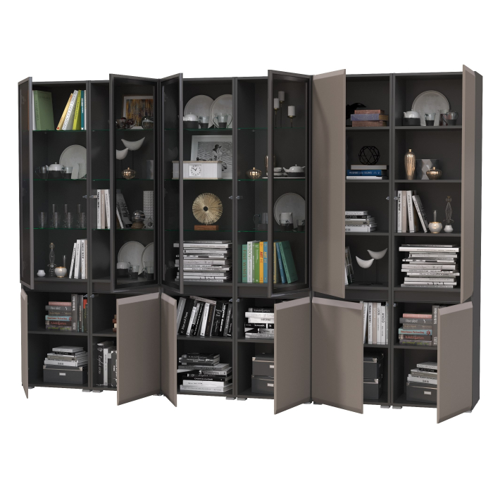 Стенки для гостиной, Стенка из шкафов Сидней № 19