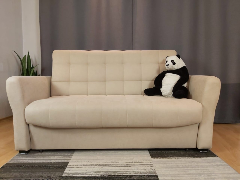 Диваны прямые, Диван-кровать аккордеон Монако Лотос 120, велюр