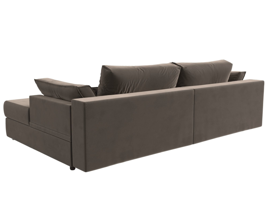 Диваны угловые в гостиную, Угловой диван Пекин угол правый, велюр