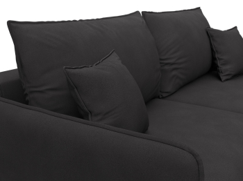 Диван прямой Лига-064 НПБ, замша JOLY