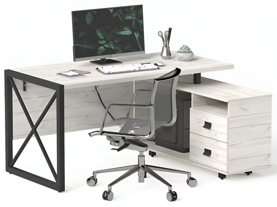 Угловые, Стол рабочий универсальный Калифорния Хардвиг СР01 ЛДСП