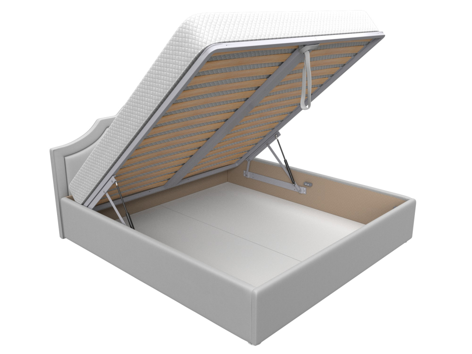 Мягкая кровать, Кровать интерьерная Афина 180, экокожа