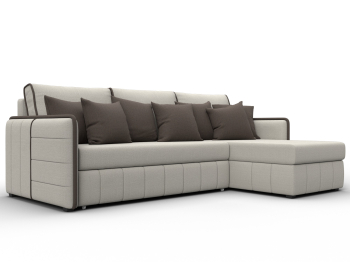 Диван угловой Лига-078 угол универсальный, рогожка Амур