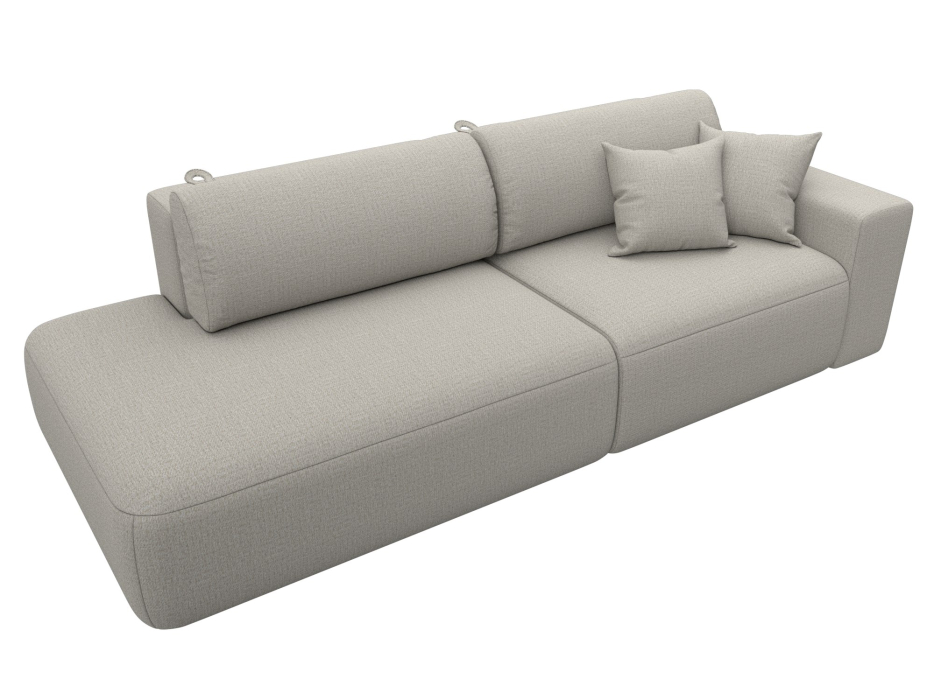 Диваны еврокнижки, Диван прямой Лига-036 НПБ Модерн подлокотник справа, рогожка Амур