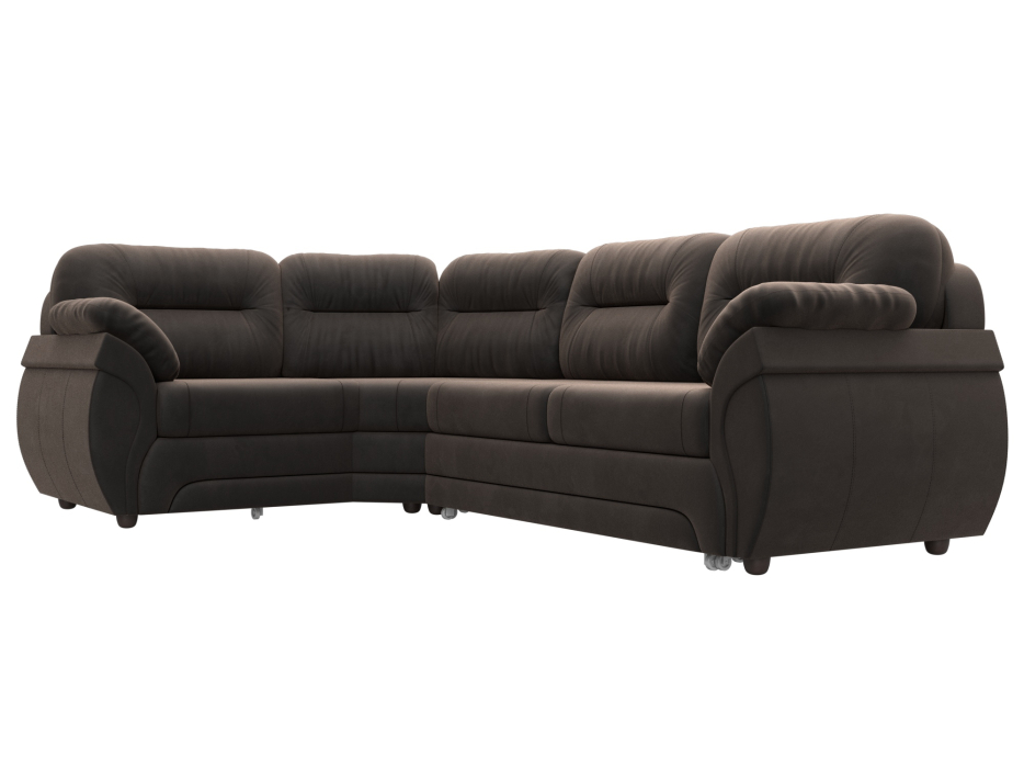 Диваны угловые в гостиную, Диван угловой Бруклин левый угол, велюр