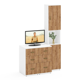 Набор модульной мебели Лидер-8 из пенала и двух тумб МД 3.16 и МД 3.16.