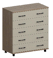 Комоды, Модульная система Грейс Комод КМ-5021  Ясень Асахи