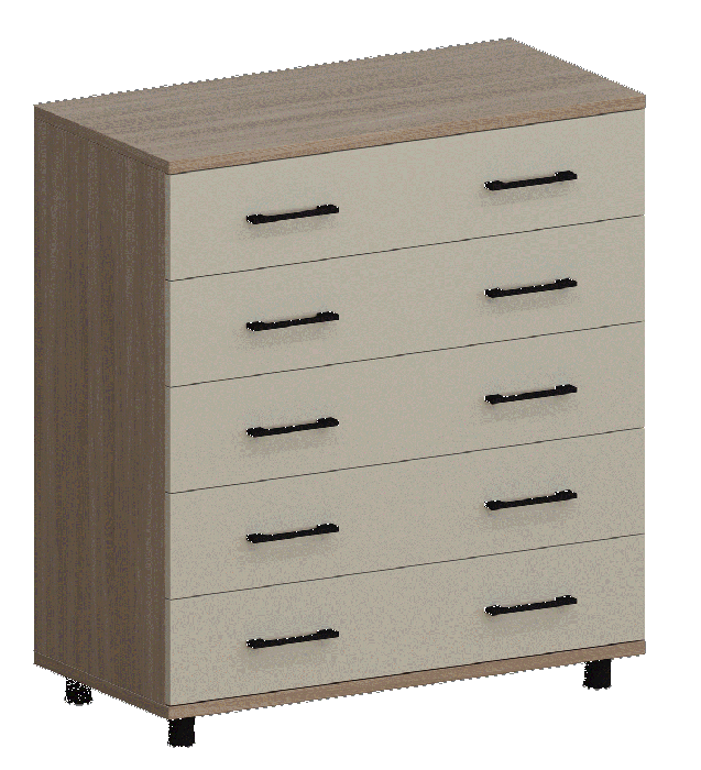 Комоды, Модульная система Грейс Комод КМ-5021  Ясень Асахи