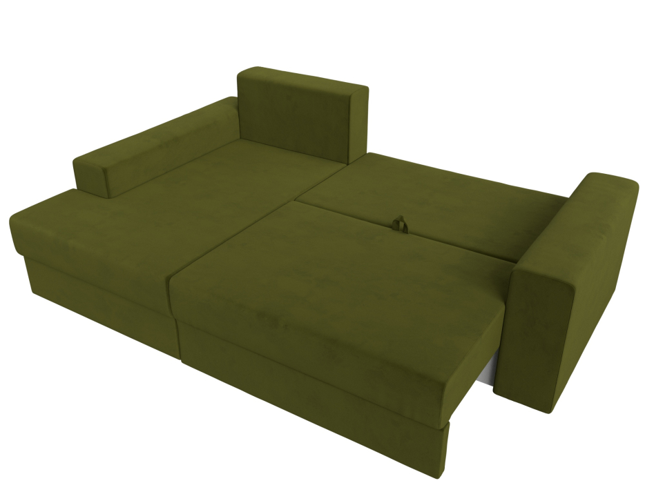 Офисные диваны, Угловой диван Майами левый угол, микровельвет