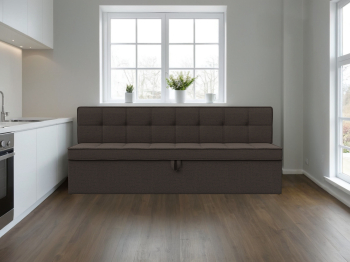 Диван кухонный прямой Техас, рогожка Амур