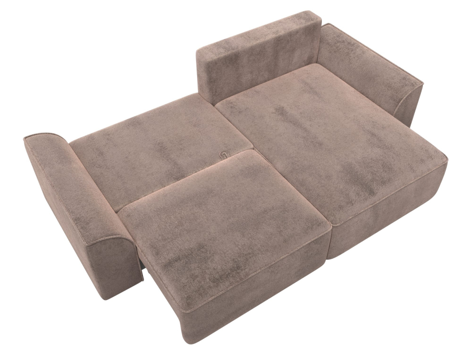 Диваны угловые в гостиную, Диван угловой Лига-048 НПБ, велюр TOWER