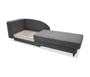 Кушетка ИБИ, еврокнижка, левый угол, велюр