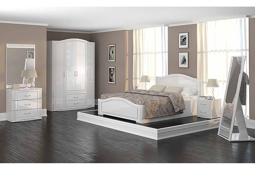 Шкафы распашные, Шкаф для одежды 4-х дверный с ящиками Виктория 02