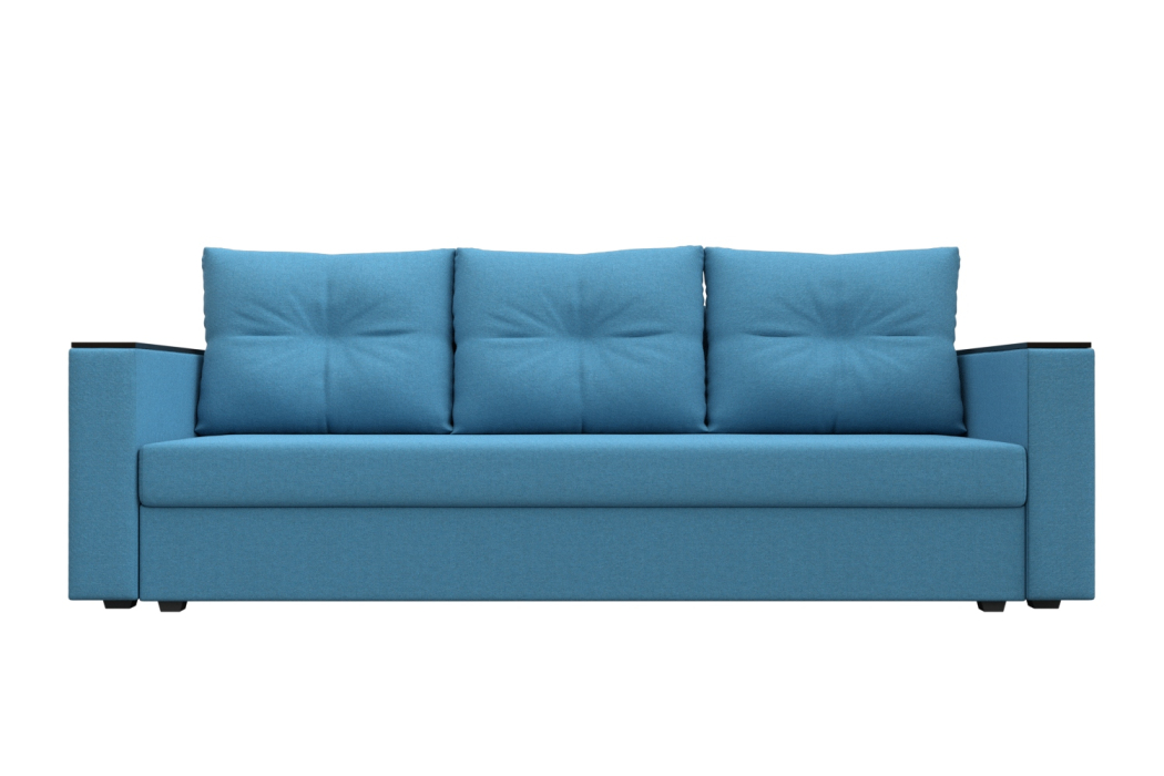 Диваны еврокнижки, Диван прямой Атланта без стола, рогожка Амур