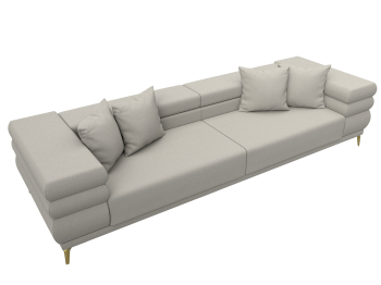 Диван прямой Лига-021, рогожка Амур