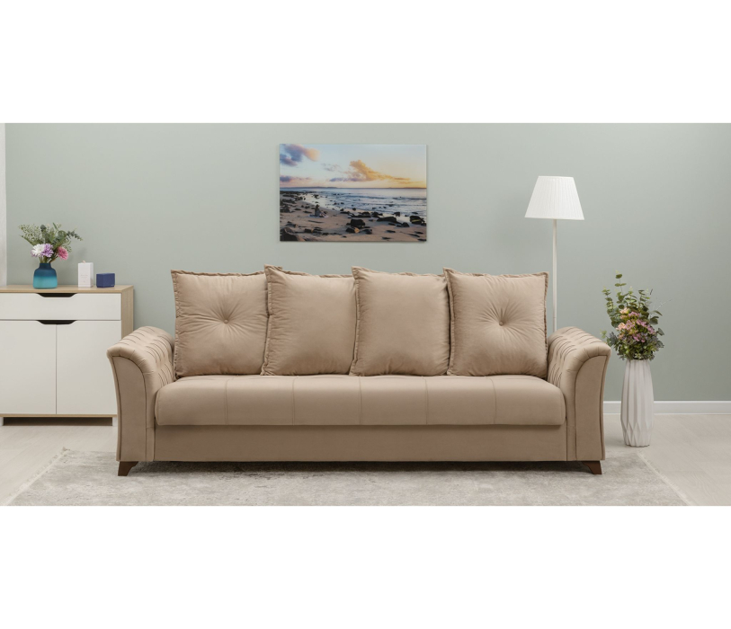 Диваны с ящиком для белья, Диван прямой Ирис