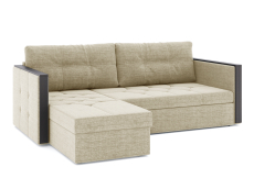 Диваны угловые в гостиную, Диван-кровать угловой Даймонд дельфин, рогожка Люкс