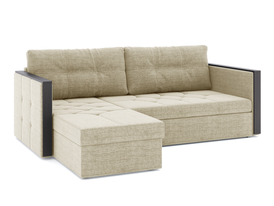 Диваны угловые в гостиную, Диван-кровать угловой Даймонд дельфин, рогожка Люкс