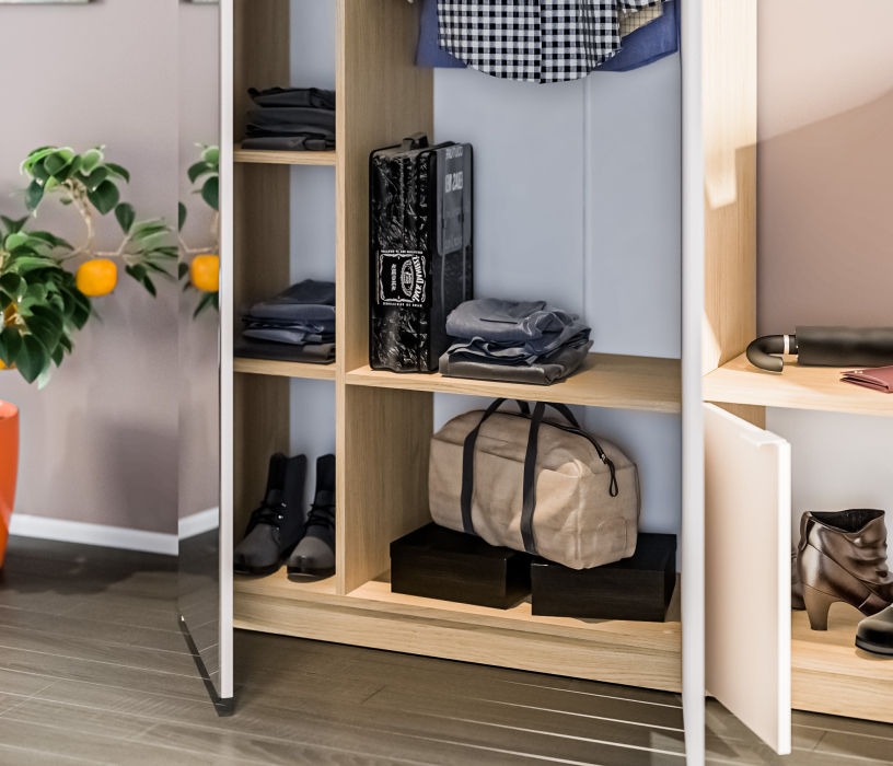 Афина Дуб Винченца,Кашемир серый, Афина комплект для прихожей с обувницей Дуб Винченца/Кашемир серый