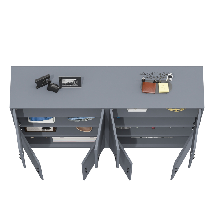 Комоды, Две тумбы-комода четыре распашных дверки РВК 126-804