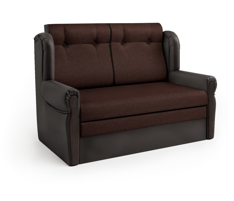 Диваны с ящиком для белья, Диван-кровать Классика 2М, экокожа/рогожка