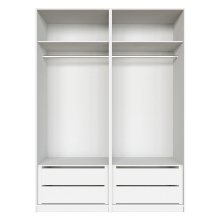 Шкафы распашные, Шкаф распашной Е1 Локер 162х52.5х220 см, с модулем