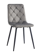 Стулья, Стул мягкий DC210 велюр каркас металл черный КРУГЛЫЙ