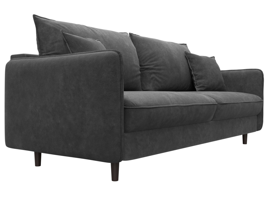 Диваны с ящиком для белья, Диван прямой Лига-064 НПБ, велюр BRUT