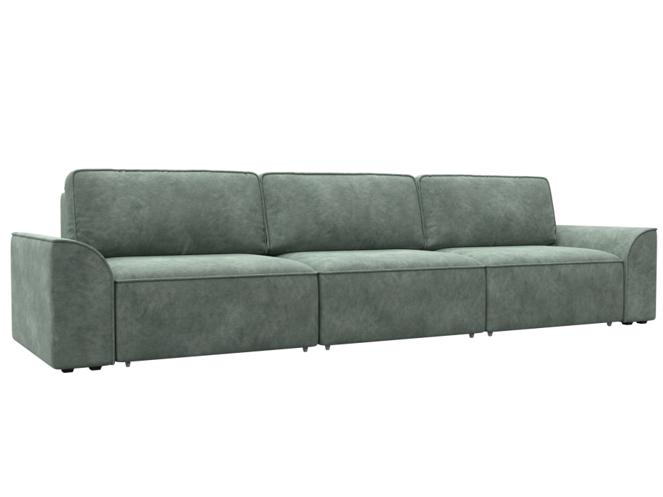 Диваны еврокнижки, Диван прямой Лига-048 НПБ Лонг, велюр BRUT