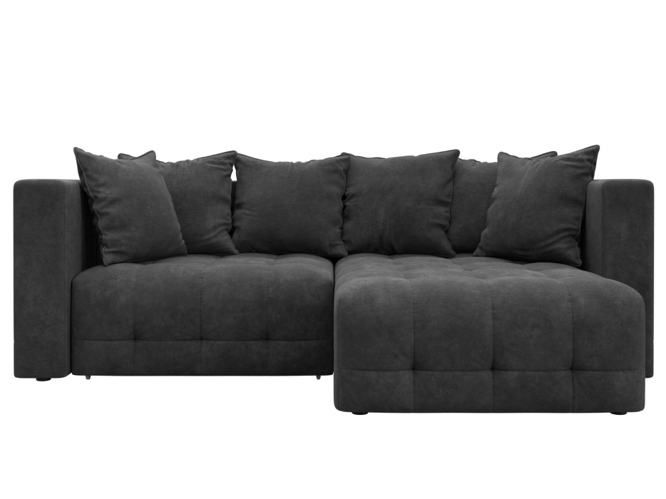 Диваны еврокнижки, Диван угловой Лига-052 НПБ угол универсальный, велюр BRUT