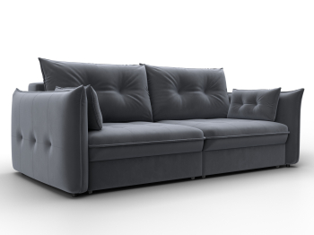 Диван прямой Лига-100 НПБ, велюр SEVEN