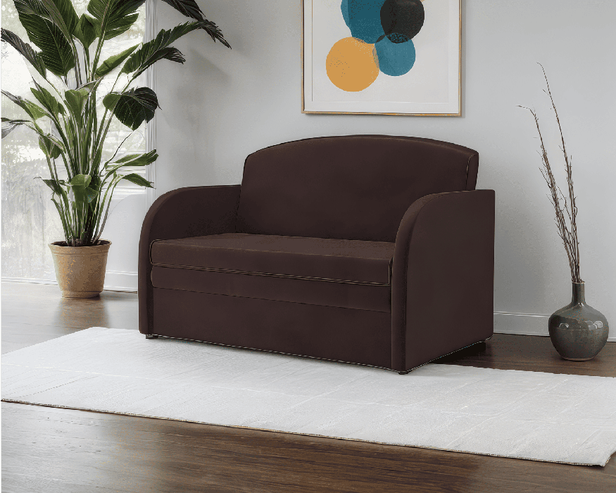 Диваны кровати со спальным местом, Диван прямой выкатной Малютка (Велюр)