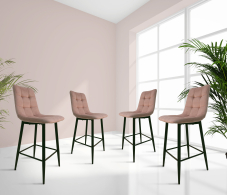 Стулья, КОМПЛЕКТ Стул барный Lecco -4 шт