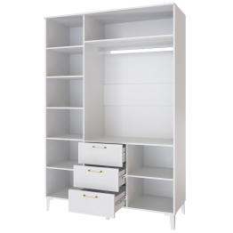 Шкаф трехстворчатый с ящиками Толедо ТШ-24