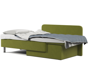 Кушетка Леон правый, велюр