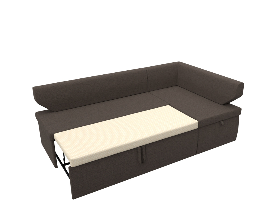 Кухонные уголки, Диван кухонный угловой Омура правый угол, рогожка Амур 