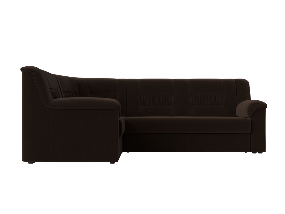 Диваны угловые в гостиную, Угловой диван Карелия левый, микровельвет