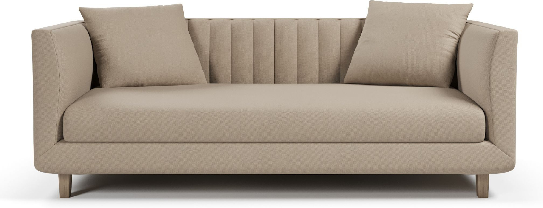 Диваны прямые, Диван прямой нераскладной Ларт, велюр