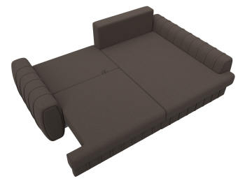 Диван угловой Лига-057 НПБ угол правый, рогожка Амур