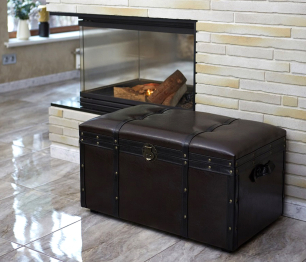 Банкетка с ремнями размер L