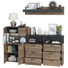 Набор мебели в гостиную с подсветкой серии Трувор № 9