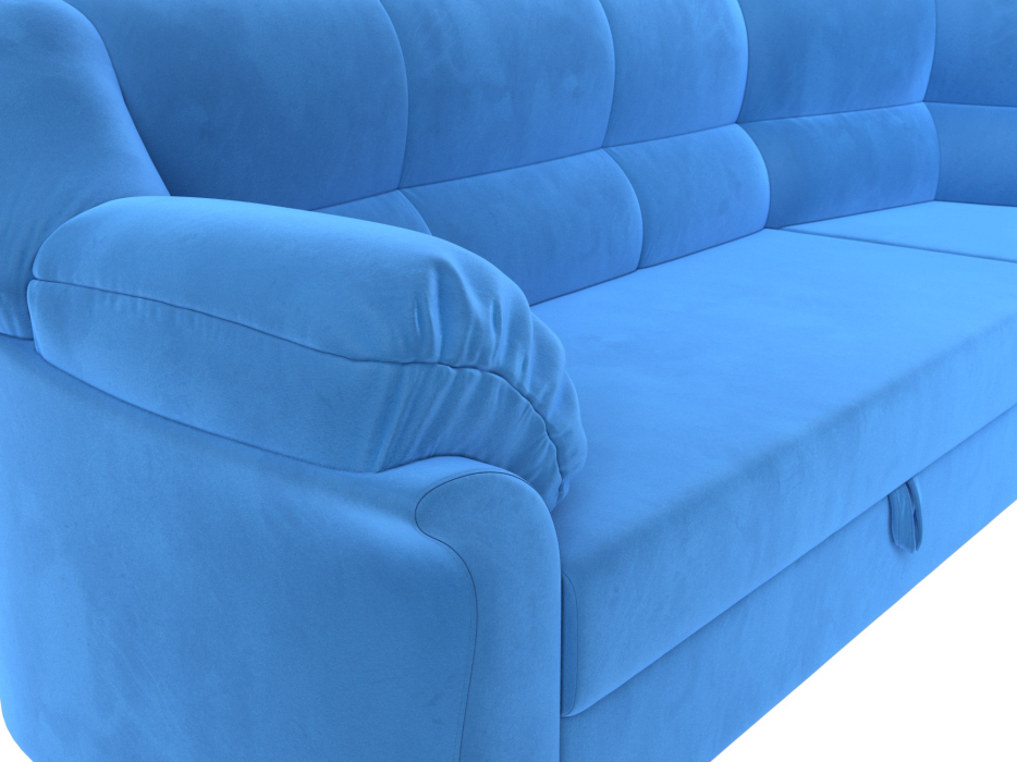 Диваны угловые в гостиную, Диван угловой Карнелла правый угол, велюр