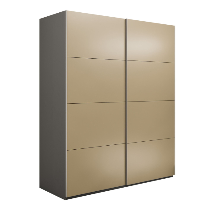 Шкафы-купе 2-х дверные, Шкаф-купе Эста 2-х дверный Стекла фисташка/Доводчик 160х66х240