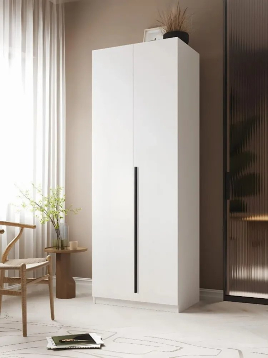 Шкафы, Шкаф для одежды распашной София, Белый, 2150х750х520 мм