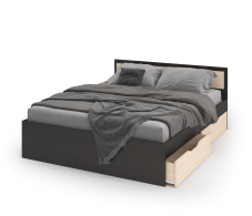 Кровати 160 см, Кровать ГАРМОНИЯ КР 604 с ящиками