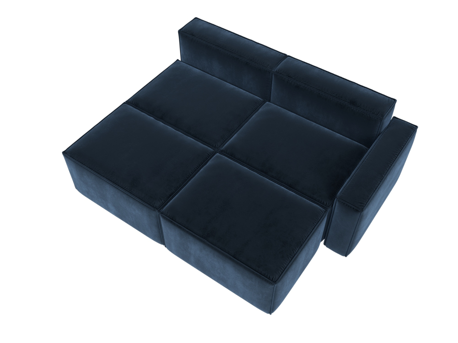 Диваны угловые в гостиную, Диван угловой модульный Лига-063 угол правый, велюр TOWER