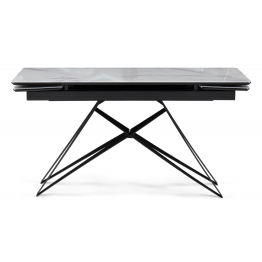 Стеклянный стол Блэкберн new 140(200)х80х75