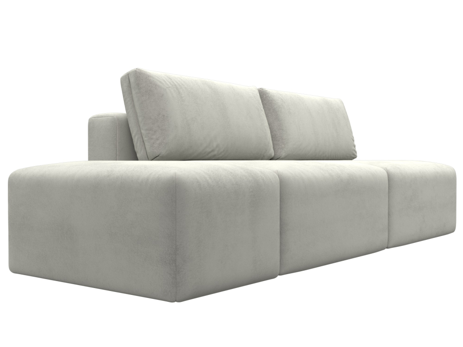 Диваны еврокнижки, Диван прямой модульный с пуфом Лига-060 НПБ, велюр TOWER