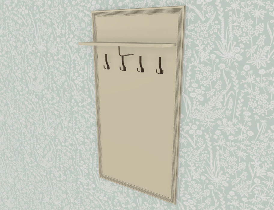 Настенные, Модульная система Карина Вешалка ВШ-1002