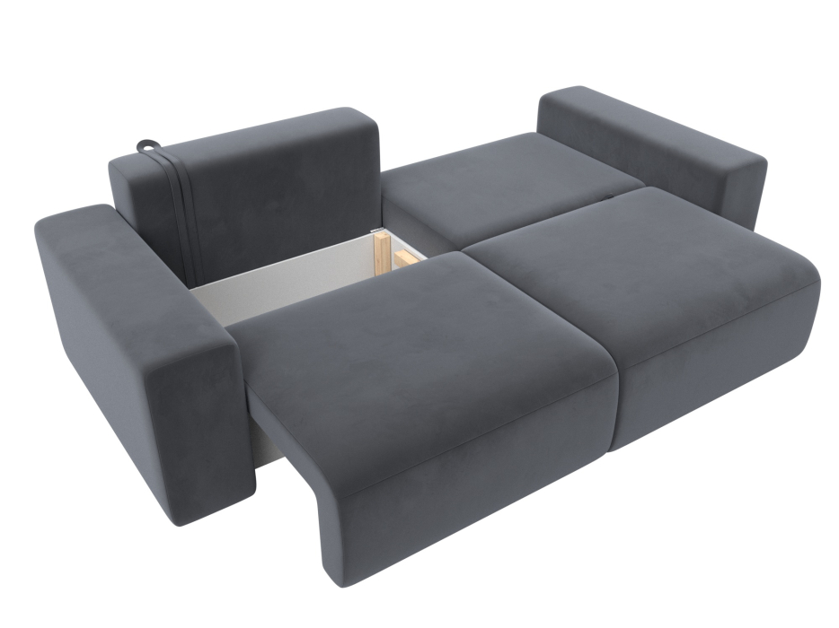 Диваны еврокнижки, Диван прямой Лига-036 Классик, велюр